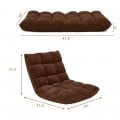14-Position Adjustable Cushioned Floor Chair - Gallery View 25 of 62