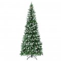 5 / 6 / 7.5 Feet Artificial Pencil Christmas Tree with Pine Cones - Gallery View 22 of 28
