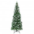 5 / 6 / 7.5 Feet Artificial Pencil Christmas Tree with Pine Cones - Gallery View 13 of 28