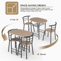 3-Piece Space-Saving Bistro Set for Kitchen and Apartment