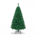 5/6/7/8 Feet Artificial PVC Hinged Christmas Tree with Solid Metal Stand - Gallery View 3 of 40