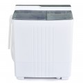Twin Tub Portable Washing Machine with Timer Control and Drain Pump for Apartment - Gallery View 8 of 13
