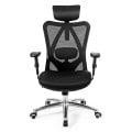 Adjustable Height Mesh Swivel High Back Office Chair - Gallery View 4 of 11