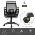 Lumbar Support Adjustable Rolling Swivel  Mesh Office Chair