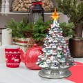15 Inch Pre-Lit Hand-Painted Ceramic National Christmas Tree - Gallery View 15 of 23