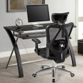 Adjustable Height Mesh Swivel High Back Office Chair - Gallery View 2 of 11
