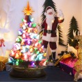 15 Inch Pre-Lit Hand-Painted Ceramic National Christmas Tree - Gallery View 10 of 23