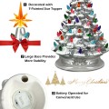 15 Inch Pre-Lit Hand-Painted Ceramic National Christmas Tree - Gallery View 14 of 23