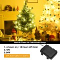 24 Inch Tabletop Fir Artificial Christmas Tree with LED Lights - Gallery View 9 of 10