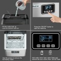 48 lbs Stainless Self-Clean Ice Maker with LCD Display - Gallery View 9 of 13