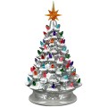 15 Inch Pre-Lit Hand-Painted Ceramic National Christmas Tree - Gallery View 16 of 23
