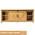 TV Stand Media Center Console Cabinet with Sliding Barn Door for TVs Up to 65 Inch - Gallery View 35 of 47