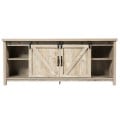 TV Stand Media Center Console Cabinet with Sliding Barn Door for TVs Up to 65 Inch - Gallery View 21 of 47