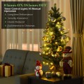3 Feet Tabletop Battery Operated Christmas Tree with LED lights - Gallery View 7 of 9