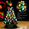 15 Inch Pre-Lit Hand-Painted Ceramic National Christmas Tree - Gallery View 2 of 23