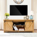 TV Stand Media Center Console Cabinet with Sliding Barn Door for TVs Up to 65 Inch - Gallery View 31 of 47