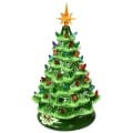15 Inch Pre-Lit Hand-Painted Ceramic National Christmas Tree - Gallery View 9 of 23