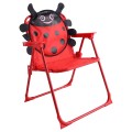 Kids Patio Folding Table and Chairs Set Beetle with Umbrella - Gallery View 4 of 16