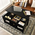 Wood Lift Top Coffee Table with Storage Lower Shelf - Gallery View 22 of 30