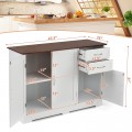 Buffet Server Storage Cabinet with 2-Door Cabinet and 2 Drawers - Gallery View 18 of 31
