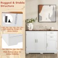 Buffet Server Storage Cabinet with 2-Door Cabinet and 2 Drawers - Gallery View 22 of 31
