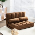 6-Position Foldable Floor Sofa Bed with Detachable Cloth Cover - Gallery View 29 of 51