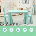 3 Pieces Multifunction Activity Kids Play Table and Chair Set - Gallery View 33 of 40
