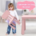 3 Pieces Multifunction Activity Kids Play Table and Chair Set - Gallery View 17 of 40