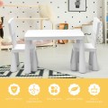 3 Pieces Multifunction Activity Kids Play Table and Chair Set - Gallery View 23 of 40