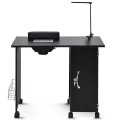 Manicure Nail Table Steel Frame Beauty Spa Salon Workstation with Drawers - Gallery View 7 of 24