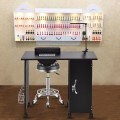 Manicure Nail Table Steel Frame Beauty Spa Salon Workstation with Drawers - Gallery View 1 of 24