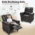 Children's PU Leather Recliner Chair with Front Footrest - Gallery View 40 of 62