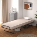 Made in Italy 2.5 Inch Portable Folding Bed with Memory Foam Mattress - Gallery View 1 of 25