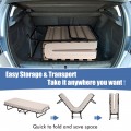 Made in Italy 2.5 Inch Portable Folding Bed with Memory Foam Mattress - Gallery View 10 of 25