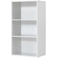 3 Open Shelf Bookcase Modern Storage Display Cabinet - Gallery View 3 of 32