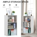 3 Open Shelf Bookcase Modern Storage Display Cabinet - Gallery View 5 of 32