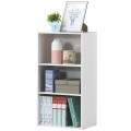 3 Open Shelf Bookcase Modern Storage Display Cabinet - Gallery View 8 of 32