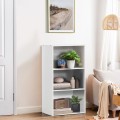 3 Open Shelf Bookcase Modern Storage Display Cabinet - Gallery View 7 of 32