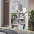 3 Open Shelf Bookcase Modern Storage Display Cabinet - Gallery View 2 of 32