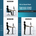 Electric Adjustable Standing up Desk Frame Dual Motor with Controller - Gallery View 9 of 36