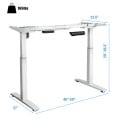 Adjustable Electric Stand Up Desk Frame - Gallery View 15 of 22