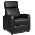 Recliner Massage Wingback Single Chair with Side Pocket - Gallery View 15 of 36