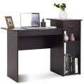 Compact Computer Desk with Drawer and CPU Stand - Gallery View 7 of 34