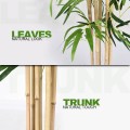 5-Feet Artificial Bamboo Silk Tree Indoor-Outdoor Decorative Planter - Gallery View 9 of 12