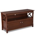 44 Inches Wooden Storage Cabinet TV Stand - Gallery View 39 of 43