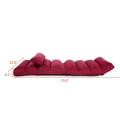 Folding Lazy Sofa Couch with Pillow - Gallery View 32 of 32