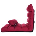 Folding Lazy Sofa Couch with Pillow - Gallery View 28 of 32
