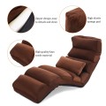 Folding Lazy Sofa Couch with Pillow - Gallery View 20 of 32