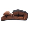 Folding Lazy Sofa Couch with Pillow - Gallery View 19 of 32