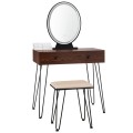 Industrial Makeup Dressing Table with 3 Lighting Modes - Gallery View 1 of 39